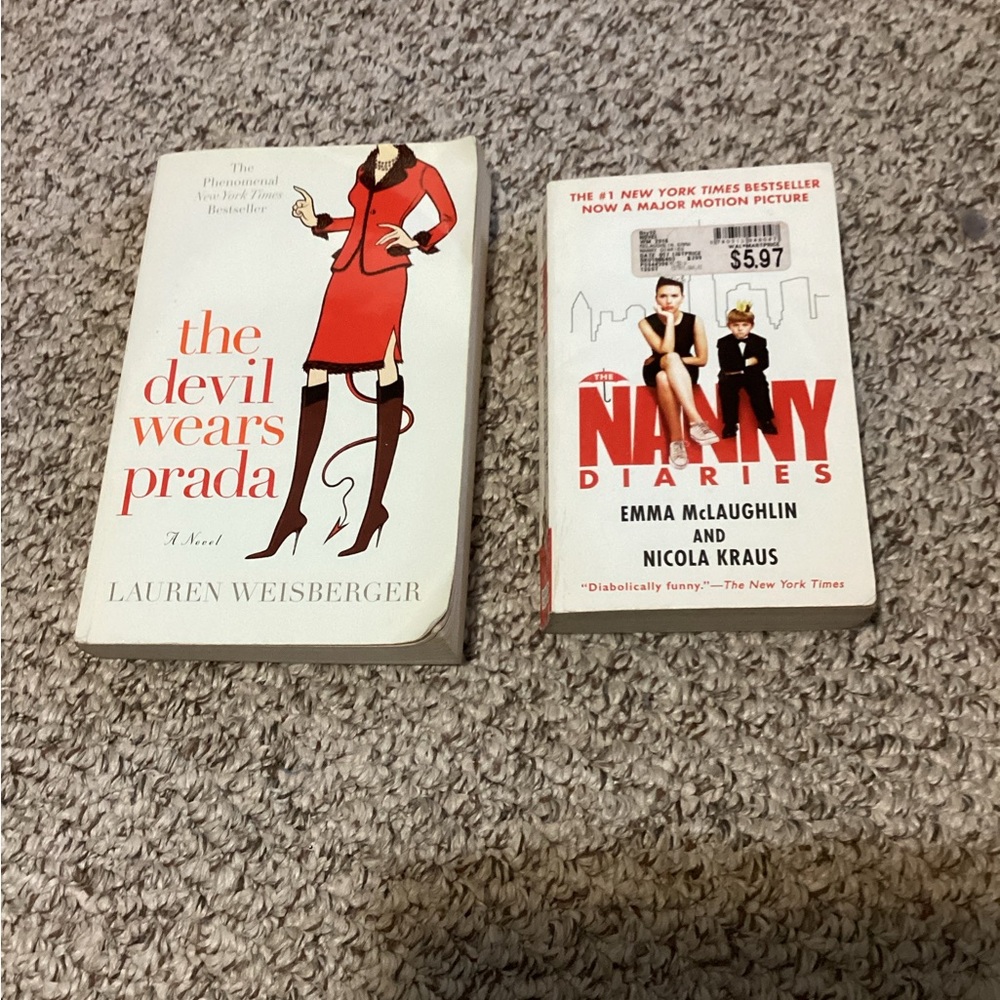 The Devil Wears Prada & The Nanny Diaries - Paperbacks